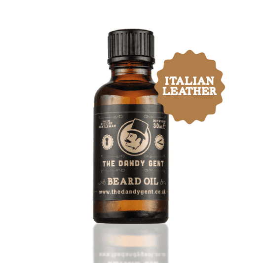 Italian Leather Beard Oil - Exude Refined Masculinity with a Luxurious Scent | The Dandy Gent The Dandy Gent